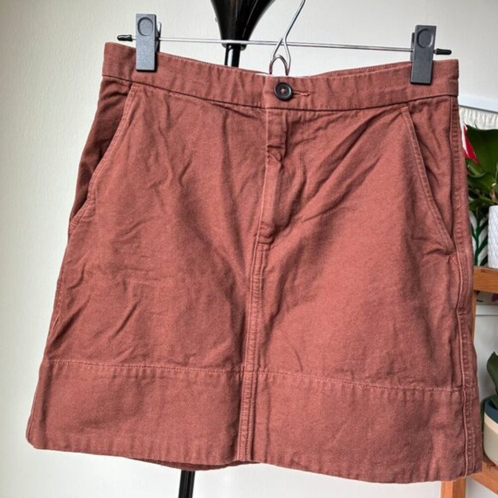 Everlane	Dark Brown Mini Skirt - Size 2